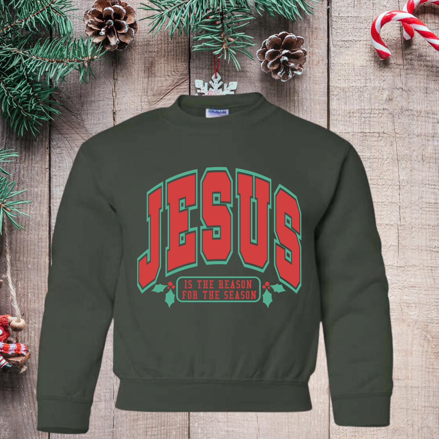 Youth Jesus Christmas Crewneck