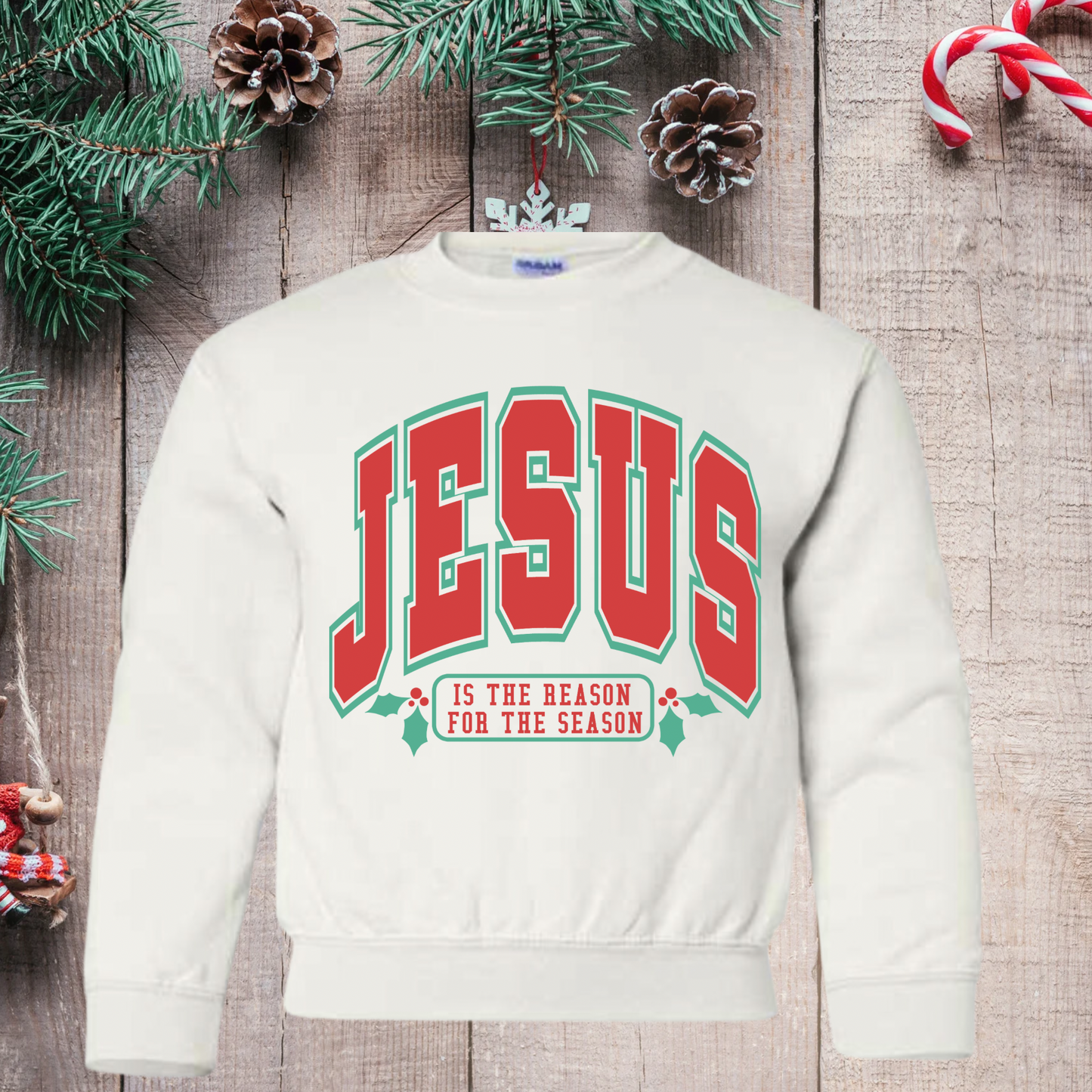 Youth Jesus Christmas Crewneck