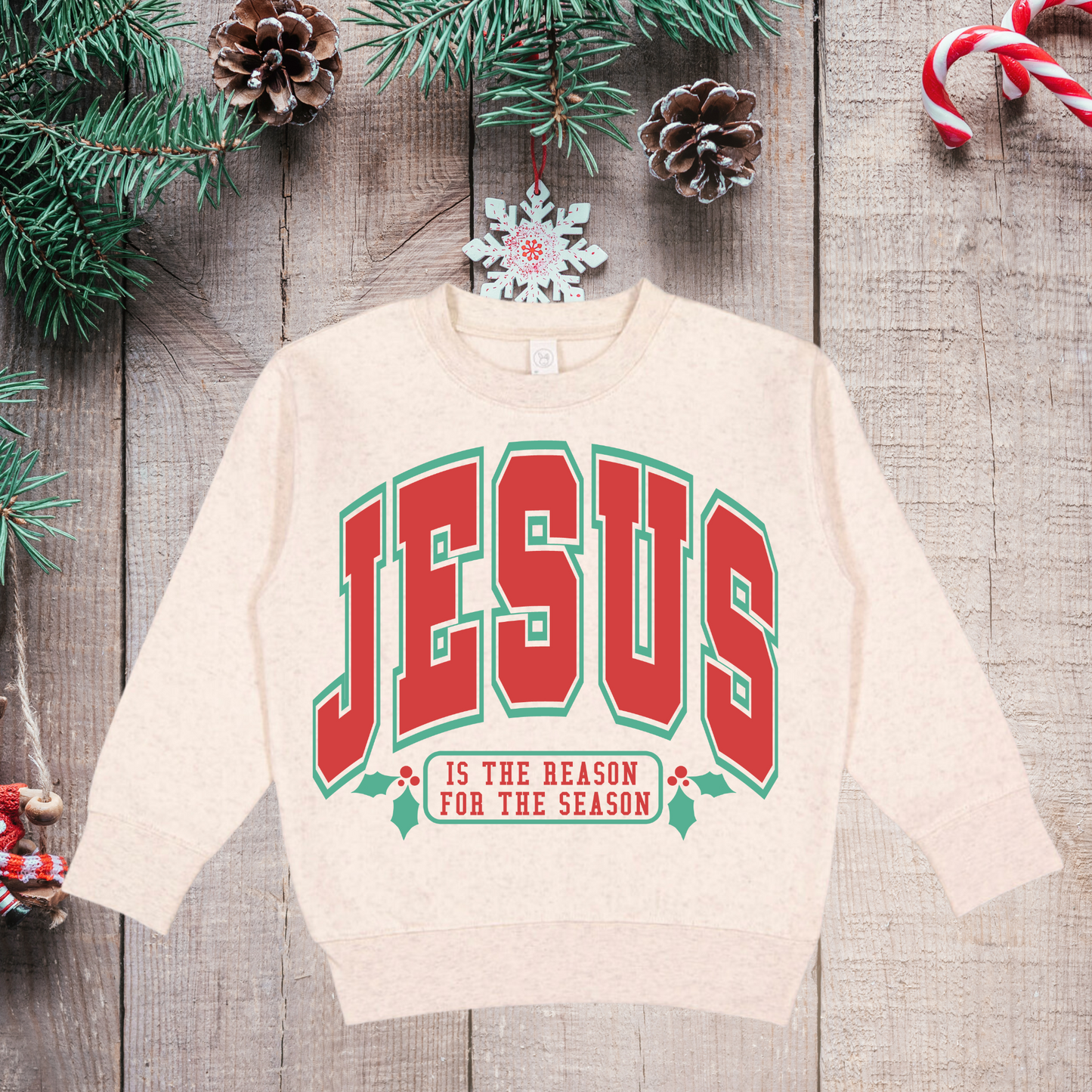 Toddler Jesus Christmas Crewneck