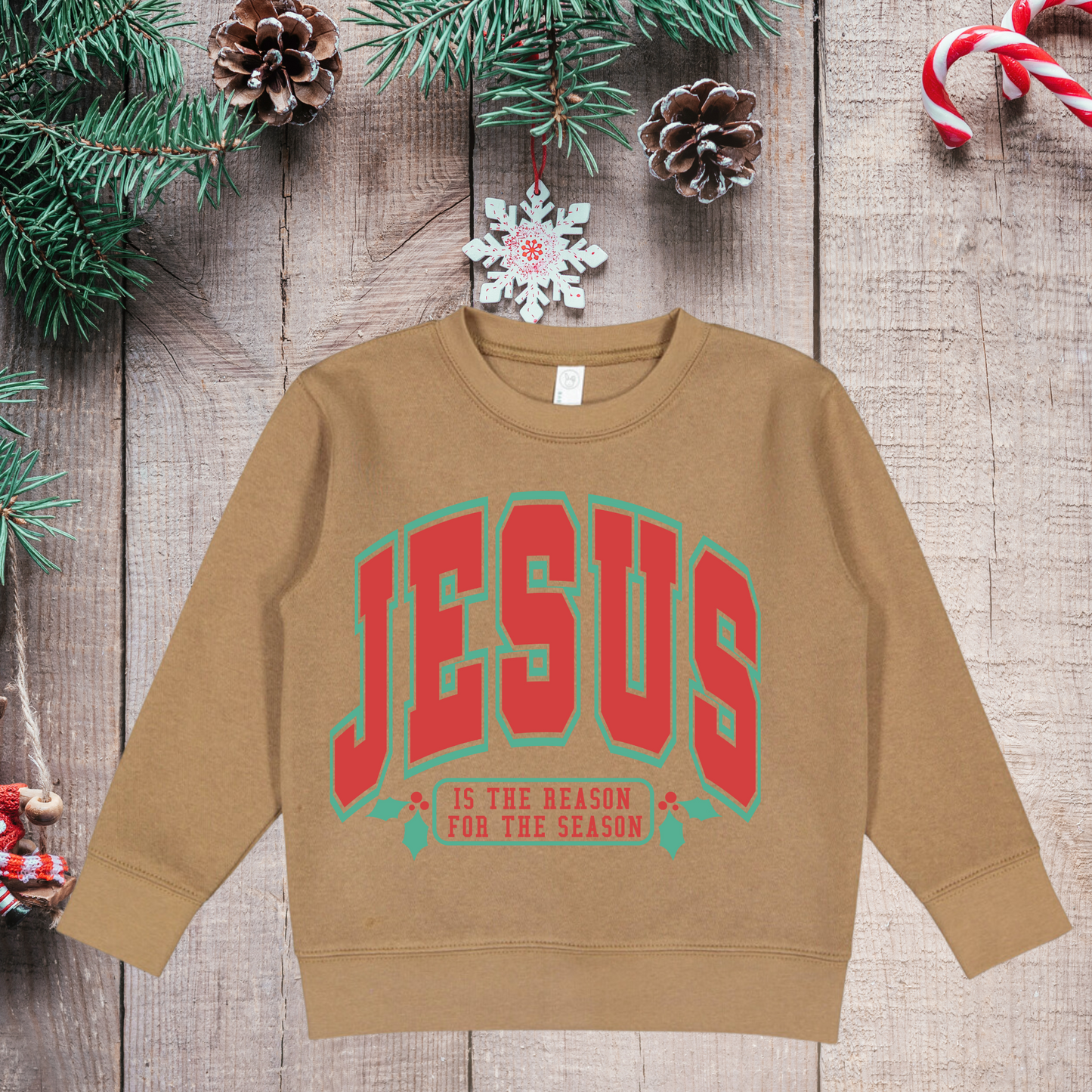 Toddler Jesus Christmas Crewneck