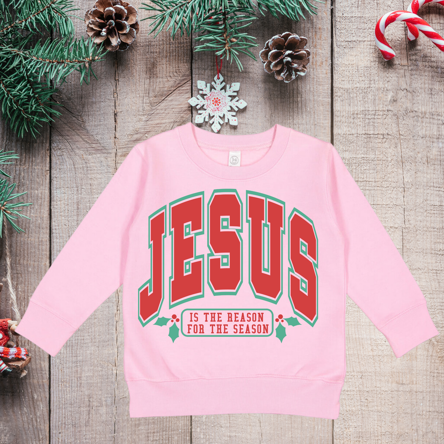 Toddler Jesus Christmas Crewneck