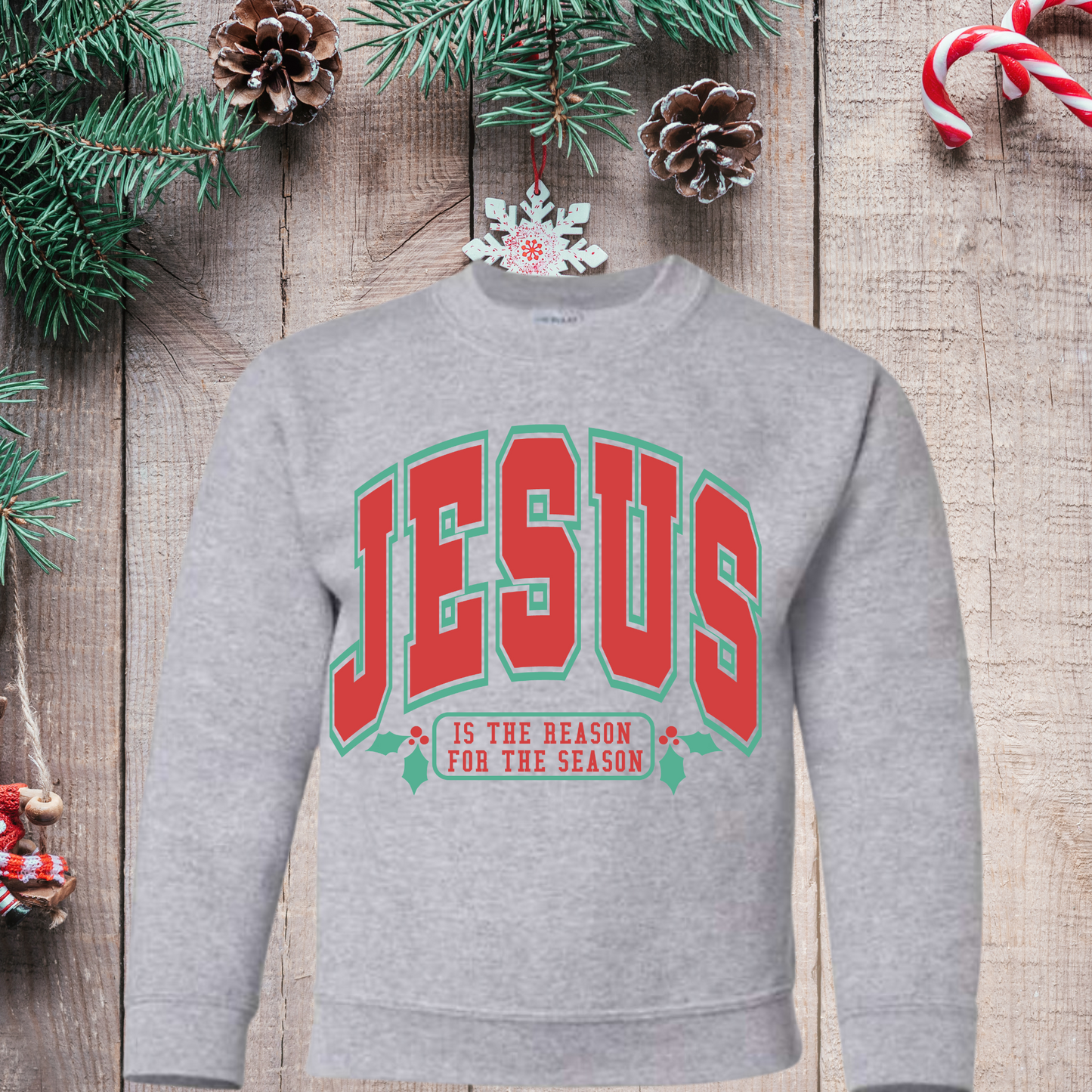 Youth Jesus Christmas Crewneck